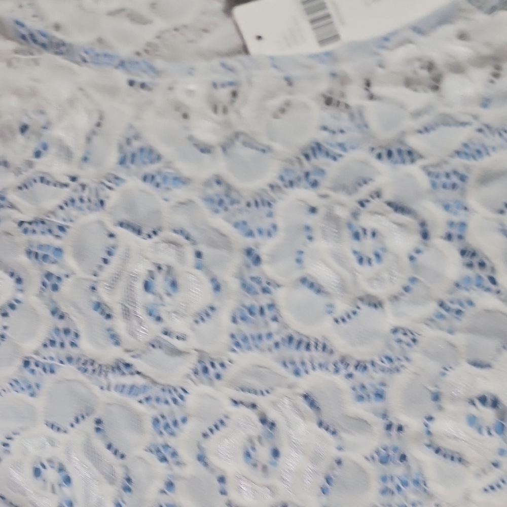 NWT Anthropologie White Lace Tank Top - Picture 6 of 9